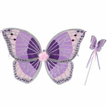 Ailes et baguette fée papillon violettes  par Travis Designs