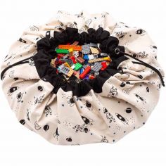 Sac à jouets 2 en 1 réversible phosphorescent Print Espace - Play&Go