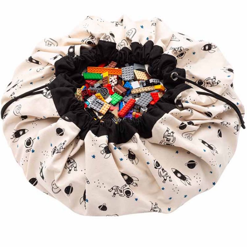 Sac à jouets 2 en 1 phosphorescent Print Espace Play&Go Produit 1