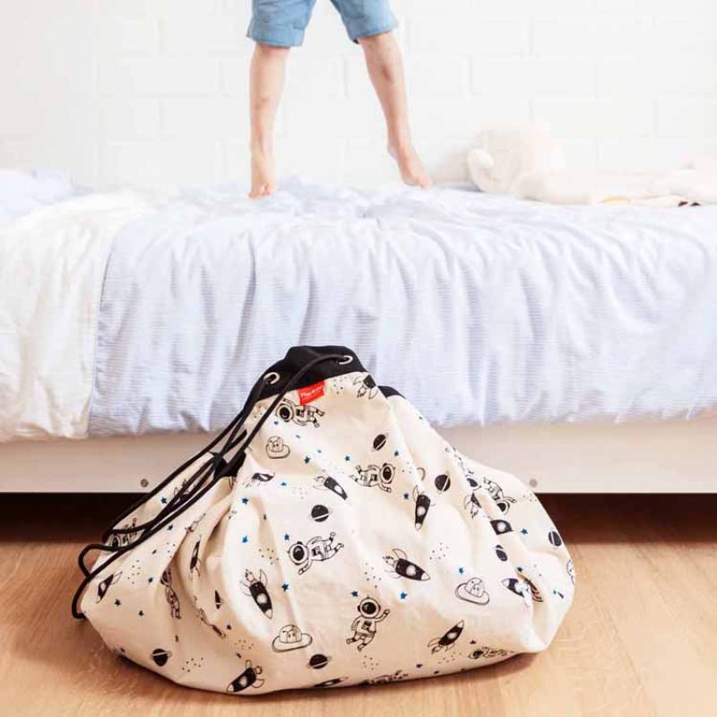 Sac à jouets 2 en 1 phosphorescent Print Espace Play&Go Ambiance 2