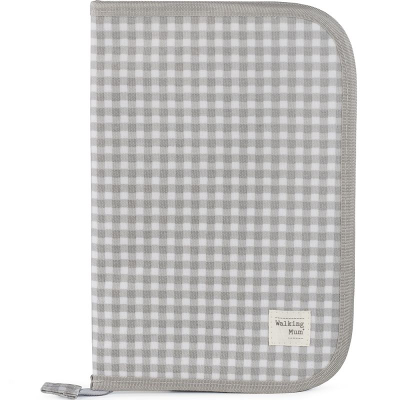 Protège carnet de santé I love vichy gris Walking Mum