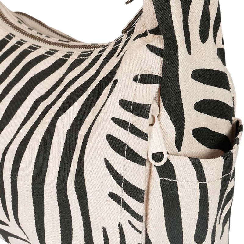 Sac multipoches Emile Zèbre Ecru Hindbag Produit 5