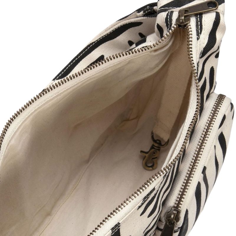 Sac multipoches Emile Zèbre Ecru Hindbag Produit 6