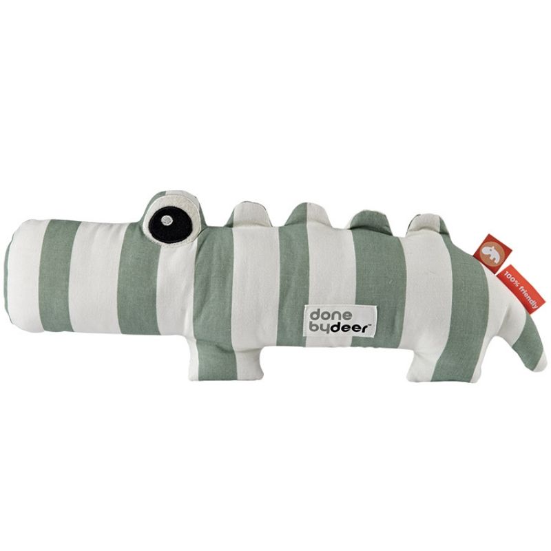 Peluche Croco le crocodile vert (38 cm) Done by Deer