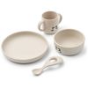 Coffret repas en silicone Vivi Panda Sandy (4 pièces) Liewood Produit 1