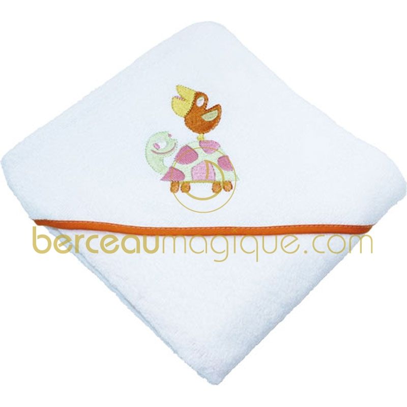 Sortie de bain orange (80 x 80 cm) Babycalin
