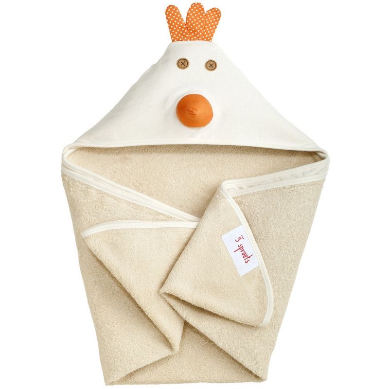 Cape de bain Poule (75 x 75 cm) 3 sprouts