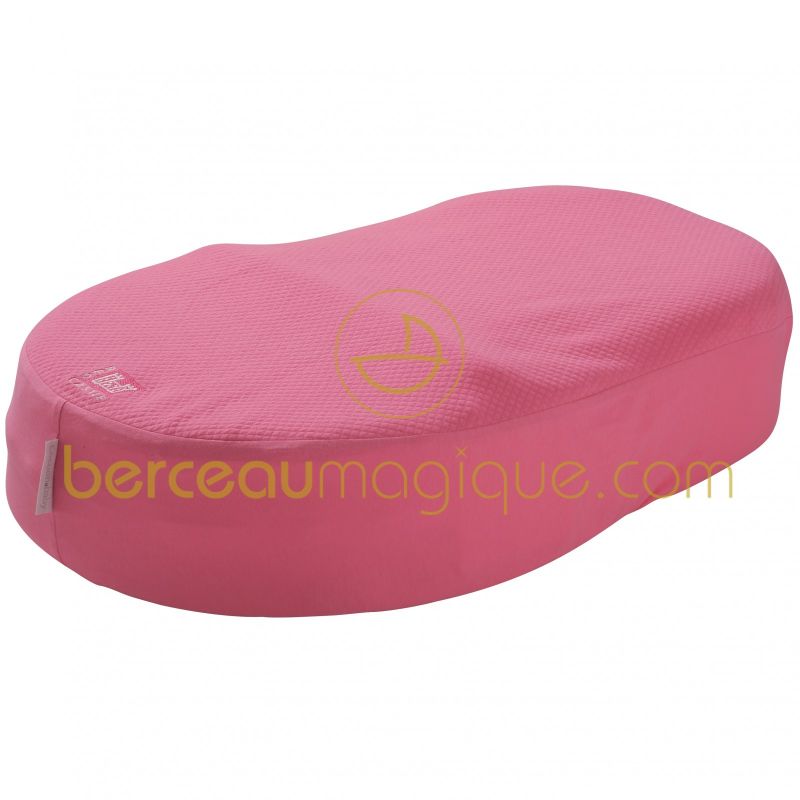 Drap housse fleur de coton fuchsia pour COCOONaBABY Red Castle