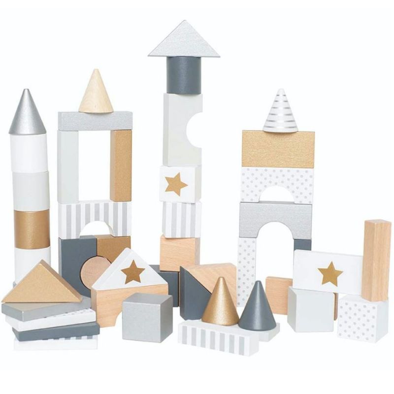 Jeu de construction en bois silver Jabadabado