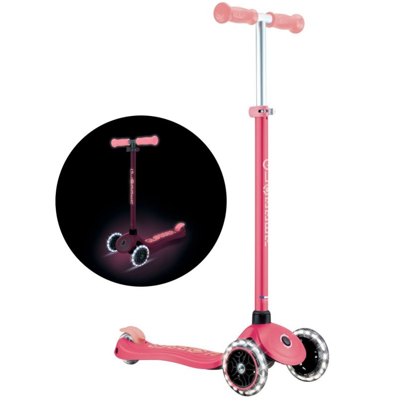 Trottinette Primo Plus phosphorescente Coral Pink Globber Produit 1