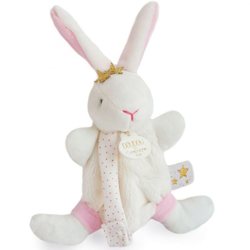 Coffret doudou attache sucette Lapin étoile Poudre de PerliCoffret doudou Doudou et Compagnie
