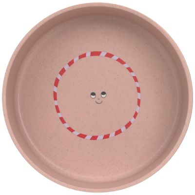 Bol en polypropylène et cellulose Tiny Team rose Lässig 