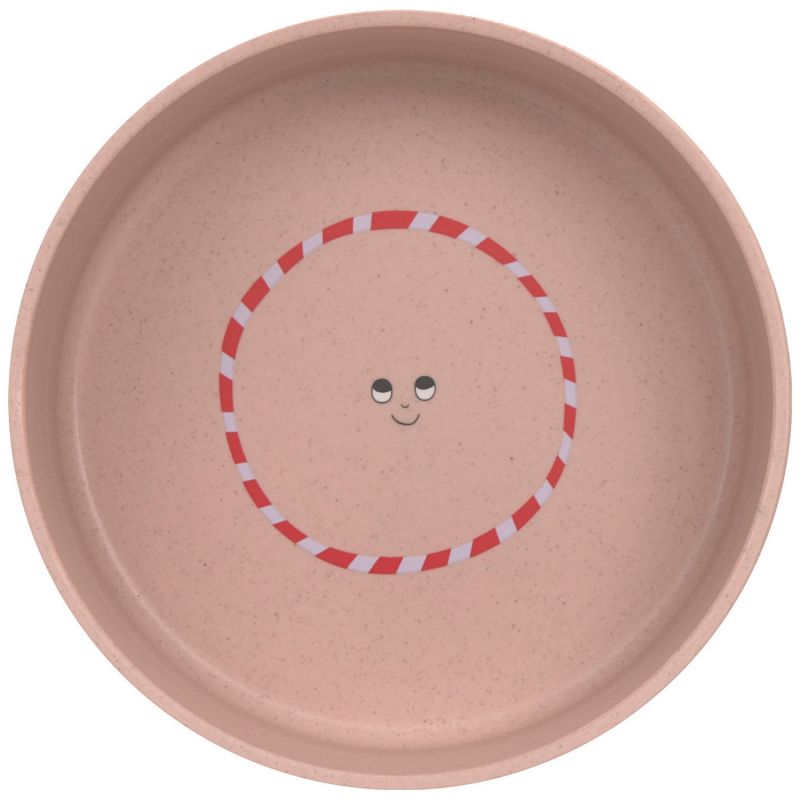 Bol en polypropylène et cellulose Tiny Team rose Lässig Produit 1