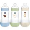 Lot de 3 biberons Easy Start anti-colique Océan+Sable+Nature Tétine Débit 2 (260ml) MAM Produit 1