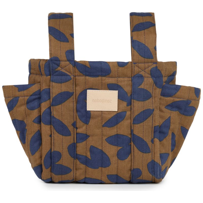 Organisateur de poussette Hyde Park Blue leaves Nobodinoz Produit 1