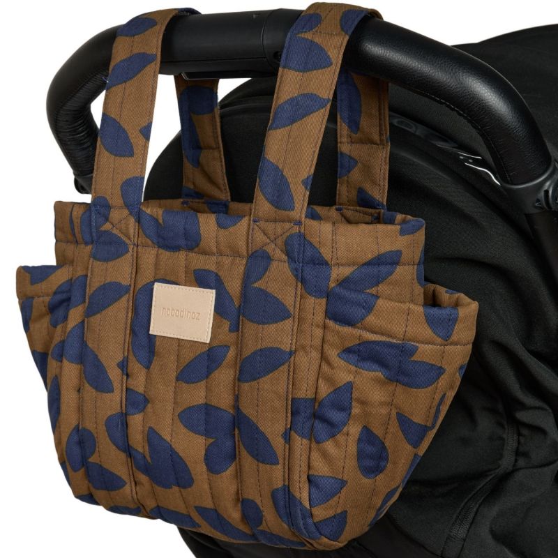 Organisateur de poussette Hyde Park Blue leaves Nobodinoz Produit 3