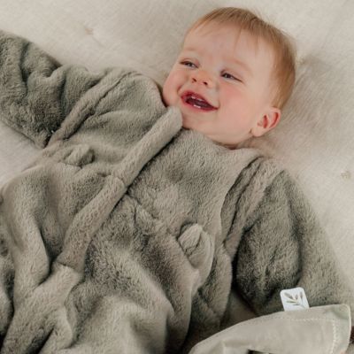 Gigoteuse en fausse fourrure kaki (70cm)