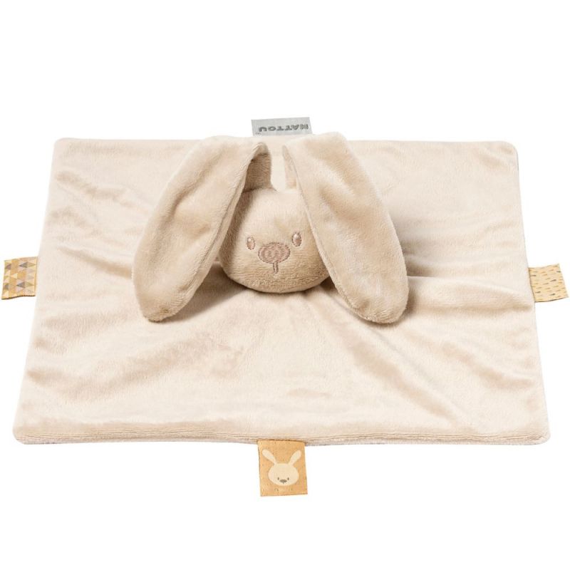 Doudou plat Lapidou sable Nattou