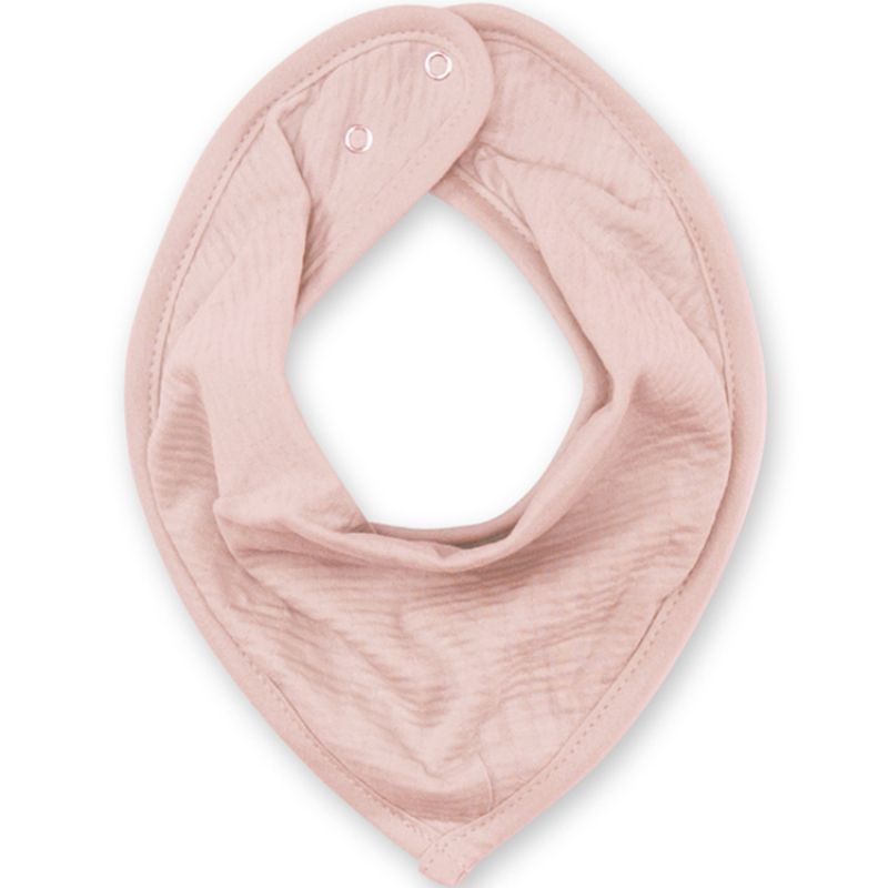 Bavoir bandana vieux rose Bemini