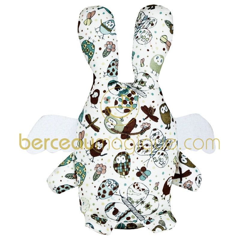 Doudou Ange lapin liberty bébêtes (18 cm) Trousselier