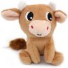 Peluche Vache maman et bébé Les Ptipotos Cassonade (31 cm) Les Déglingos Produit 6