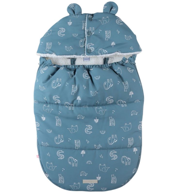 Chancelière bébé winter blue Mix et Match (jusqu'à 4-5 mois) Noukie's Produit 1