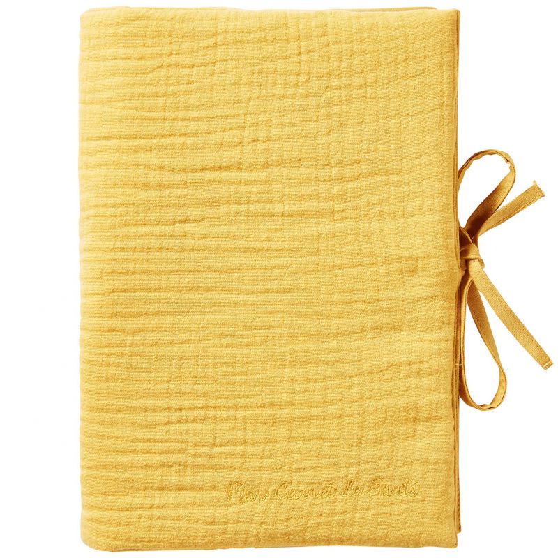 Protège carnet de santé moutarde Mix & Match BB & Co