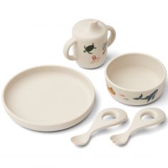 Coffret repas Ryle Sea Creature (5 pièces) - Liewood