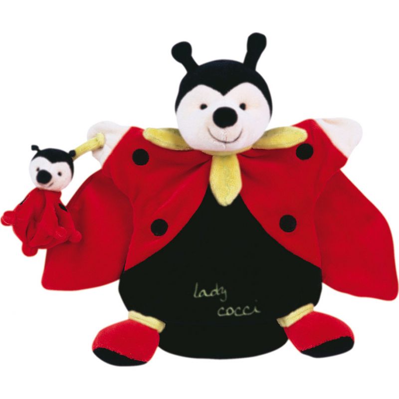 Doudou marionnette Lady Cocci et bébé  Doudou et Compagnie