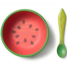 Set bol et cuillère Wally the Watermelon - Oli & Carol