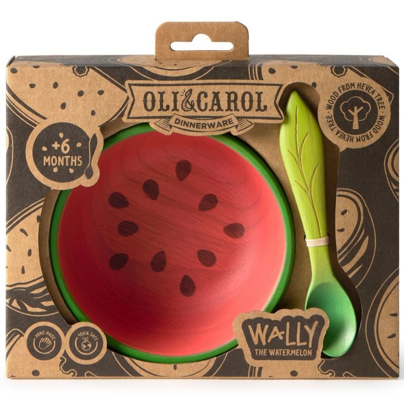 Set bol et cuillère Wally the Watermelon Oli & Carol Packaging 7