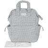 Sac à dos à langer Little Bloom Vichy Gris Pasito a pasito Produit 1