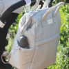 Sac à dos à langer Little Bloom Vichy Gris Pasito a pasito Ambiance 8