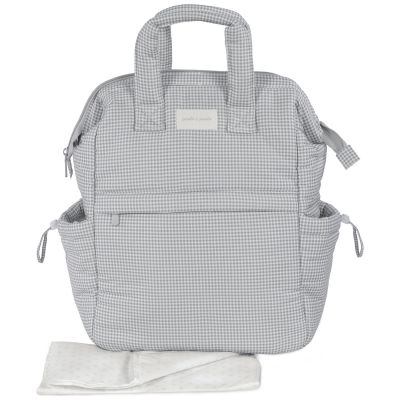 Sac à dos à langer Little Bloom Vichy Gris