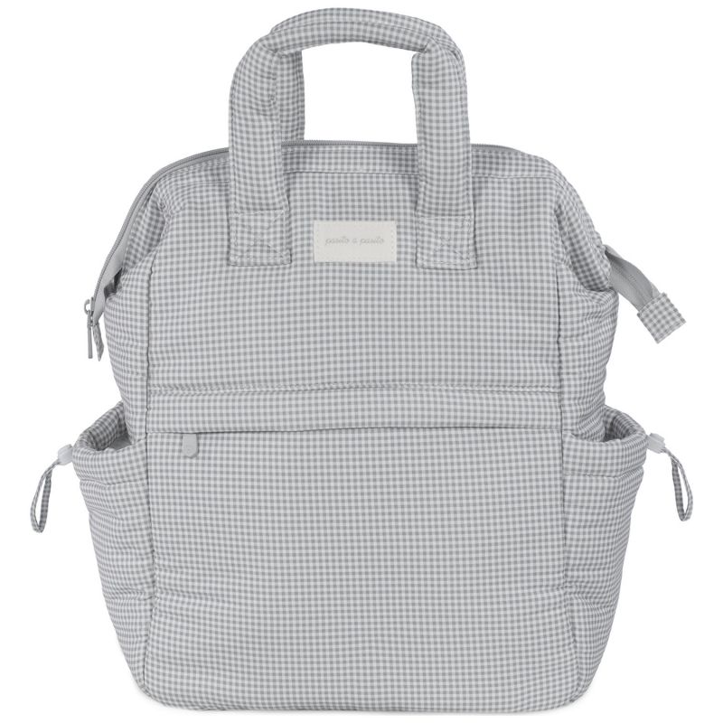 Sac à dos à langer Little Bloom Vichy Gris Pasito a pasito Produit 4