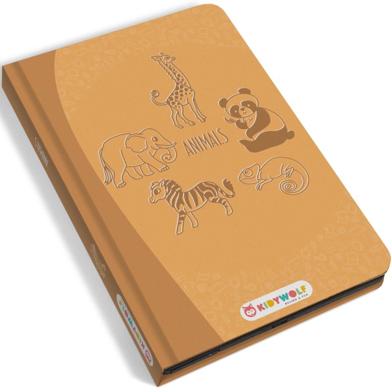 Tablette à dessin KIDYDRAW-MINI Animaux orange (3 ans et+) KIDYWOLF Produit 1