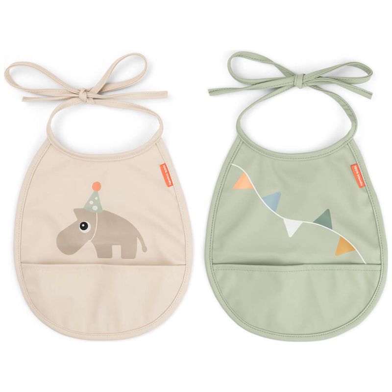 Lot de 2 bavoirs Celebration Sable Done by Deer Produit 2