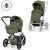 Variation Vert du produit Poussette tout-terrain Talos S 2026 avec nacelle pliable Moss Green de la marque Cybex