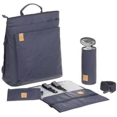 Sac à dos à langer Green Label Tyve marine Lässig