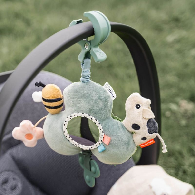 Miroir d'éveil à clipser Tiny farm Vert Done by Deer Ambiance 1