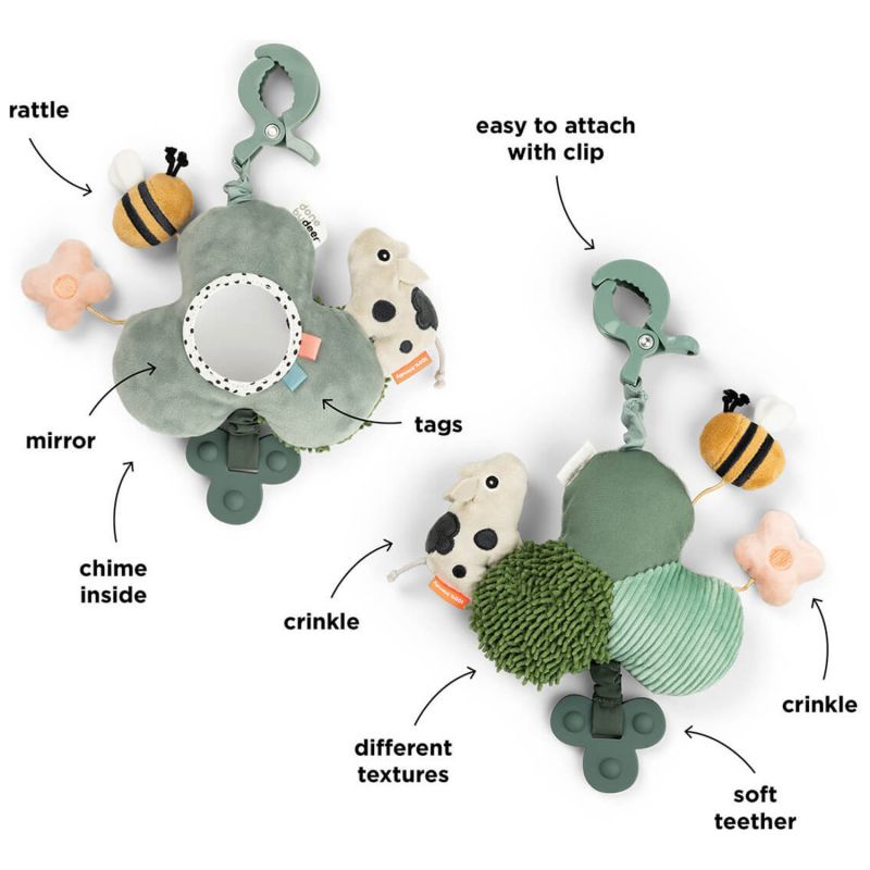 Miroir d'éveil à clipser Tiny farm Vert Done by Deer Produit 4