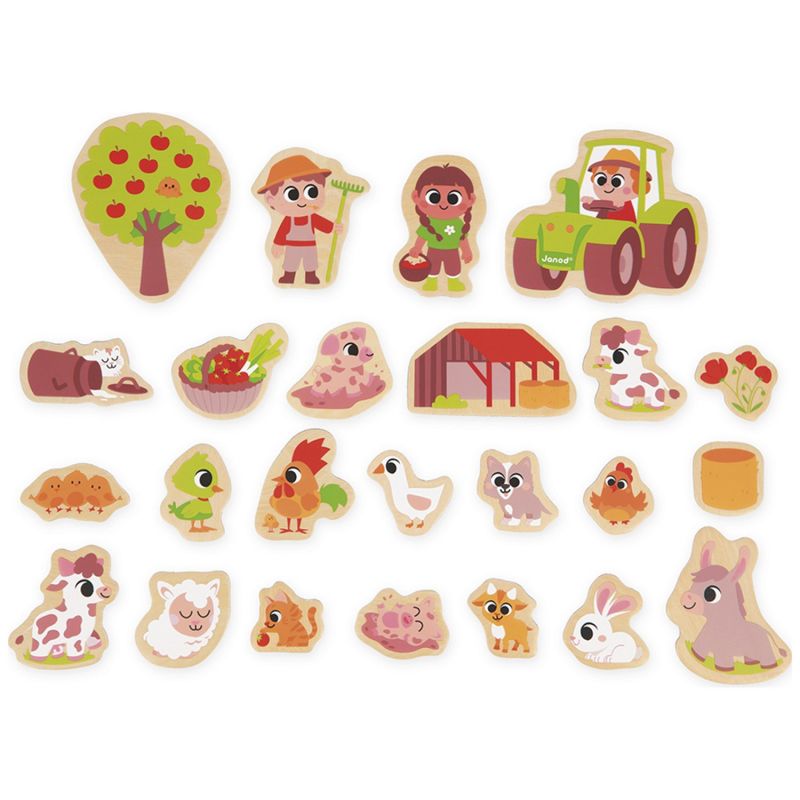 Magnets Ferme (24 pièces) Janod Produit 2