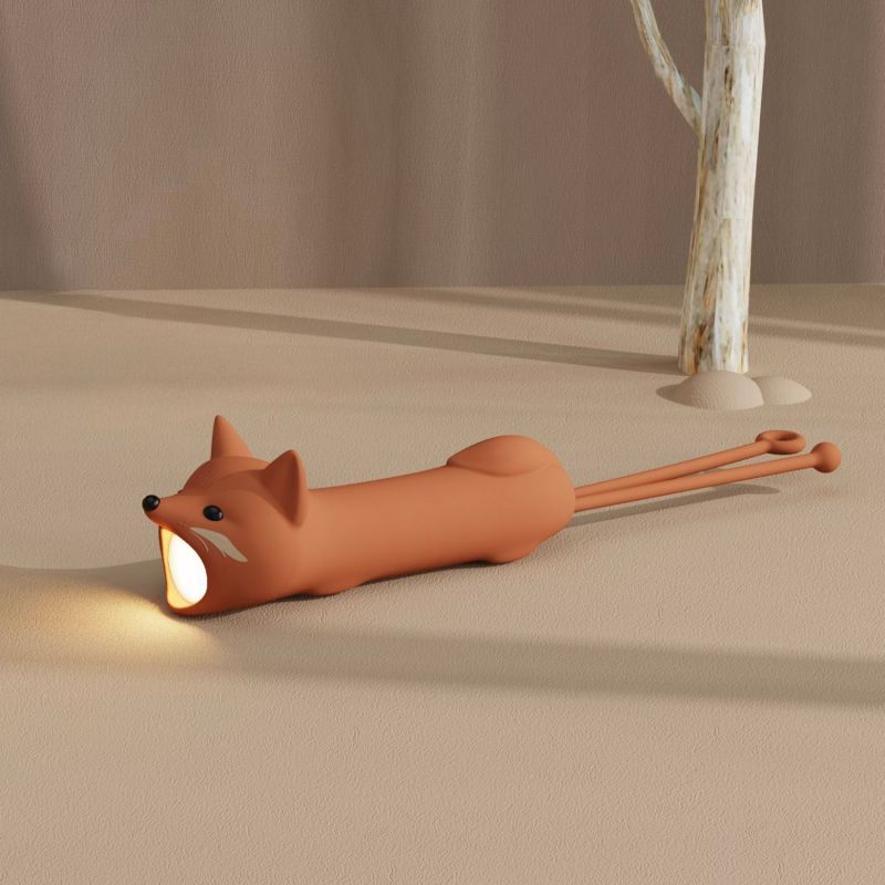 Lampe de poche en silicone Renard Little L Ambiance 7