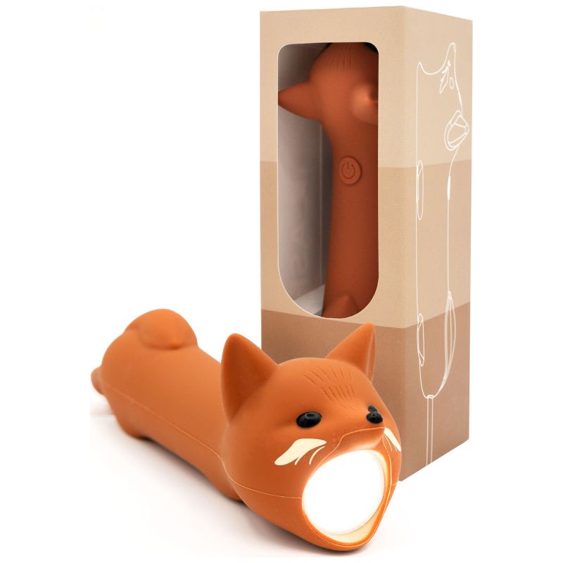 Lampe de poche en silicone Renard Little L Packaging 8