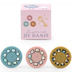 Boîte de 3 disques pour lampe à histoires La petite école de danse