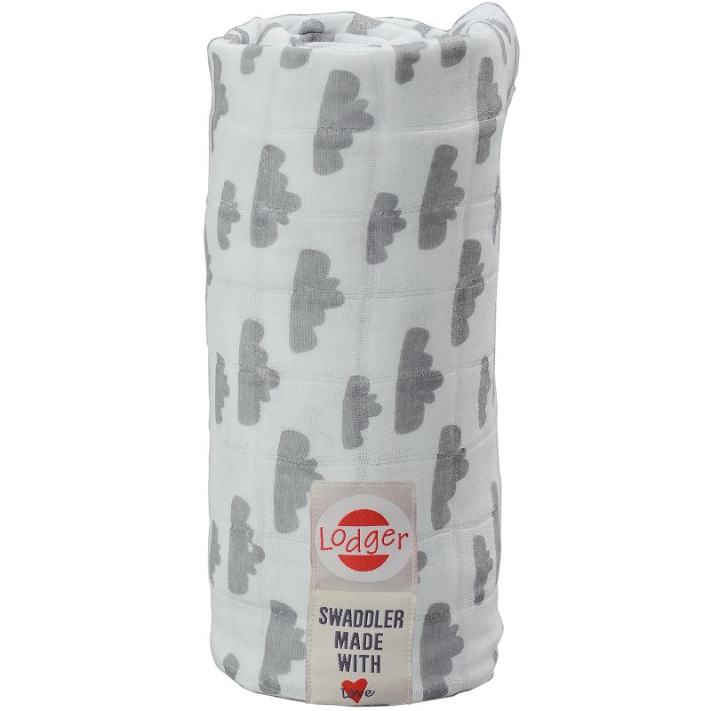 Maxi lange Reluxury nuage gris (120 x 120 cm) Lodger
