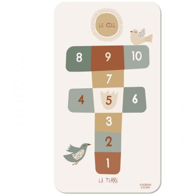Tapis de jeu marelle Lili Rose Charlie et Suzie