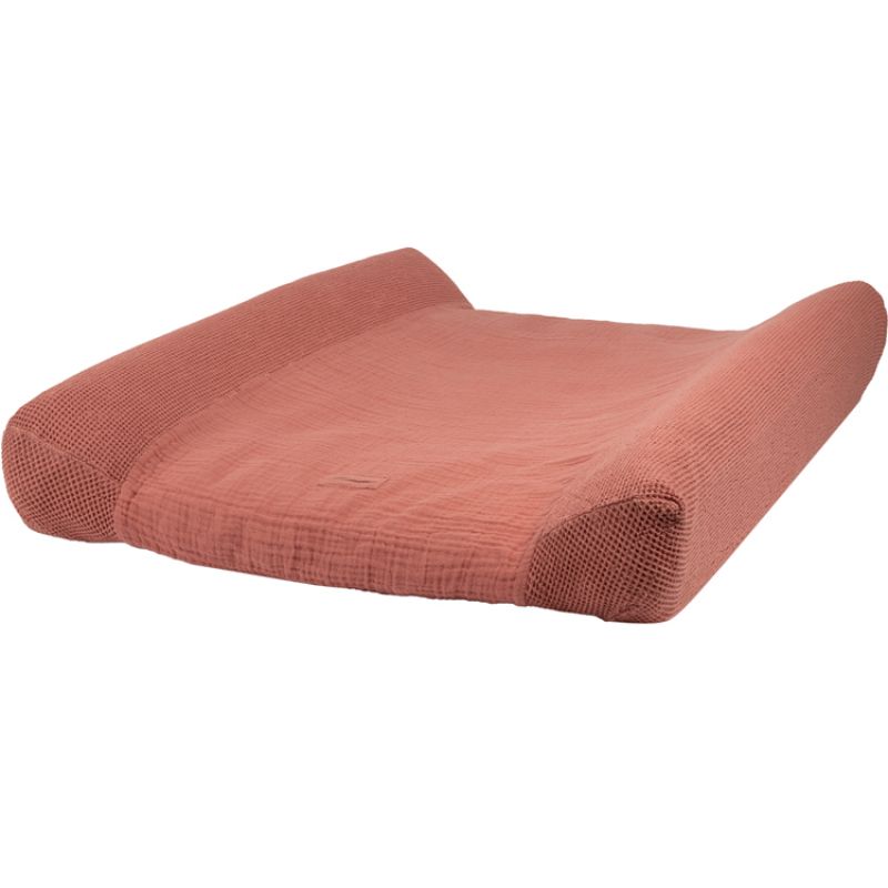 Housse de matelas à langer Wabi sabi Blossom Rosewood (50 x 70 cm) Nobodinoz