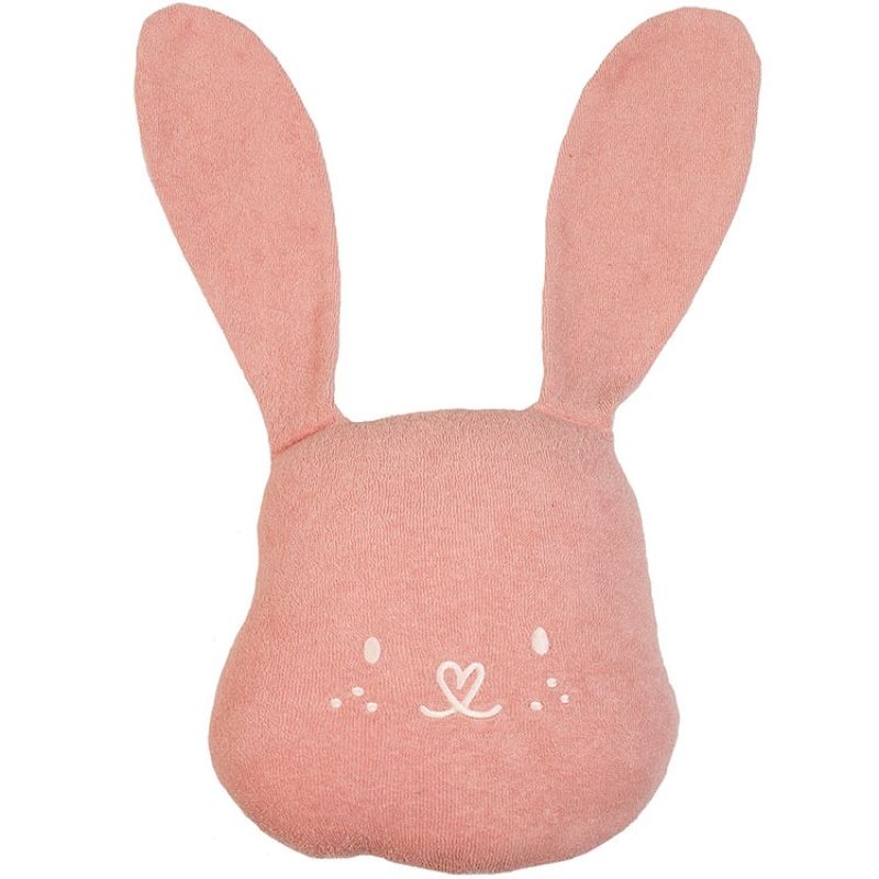 Coussin lapin vieux rose (26 x 50 cm) Hoppa