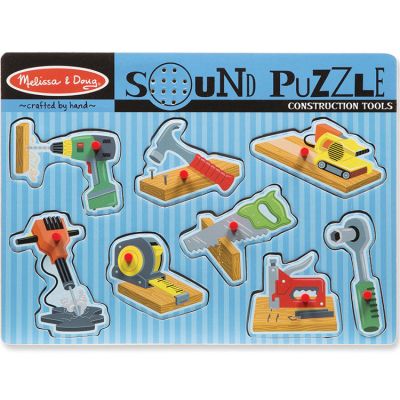 Puzzle à encastrement sonore Outils de bricolage (8 pièces) Melissa & Doug